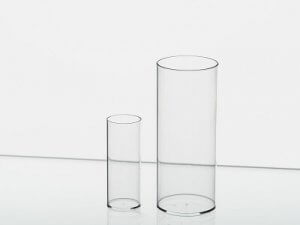 Vials oder Zuchtgläschen 30ml links 170ml rechts